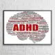 ADHD Poster ADHD Artwork Wall Poster
