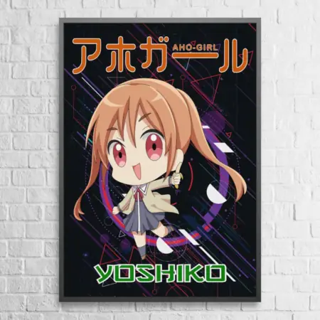 Aho Girl Chibi Yoshiko Hanabatake Wall Poster