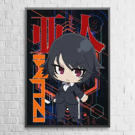 Ajin Chibi Izumi Shimomura Wall Poster