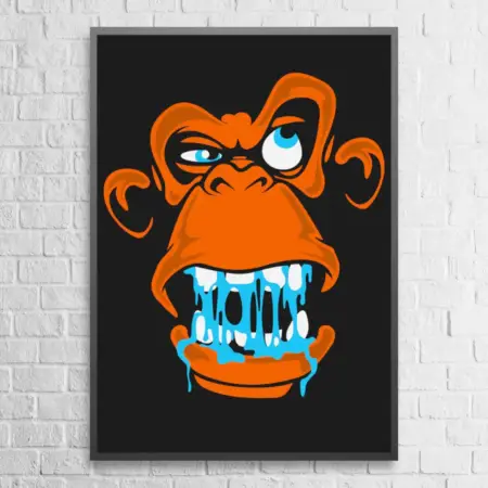 Ape Poster Ape Wall Art Poster
