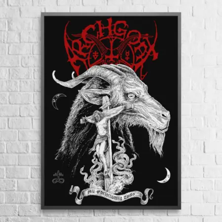 Archgoat Poster Archgoat All Christianity Ends Wall Poster