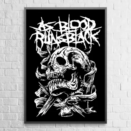 As Blood Runs Black Poster As Blood Runs Black Artwork Wall Poster