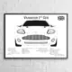 Aston Martin Vanquish 1st Gen Basic Wall Poster