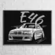 BMW Poster BMW E46 Tuning Wall Poster