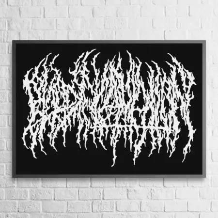 Blood Incantation Poster Blood Incantation Logo Wall Poster