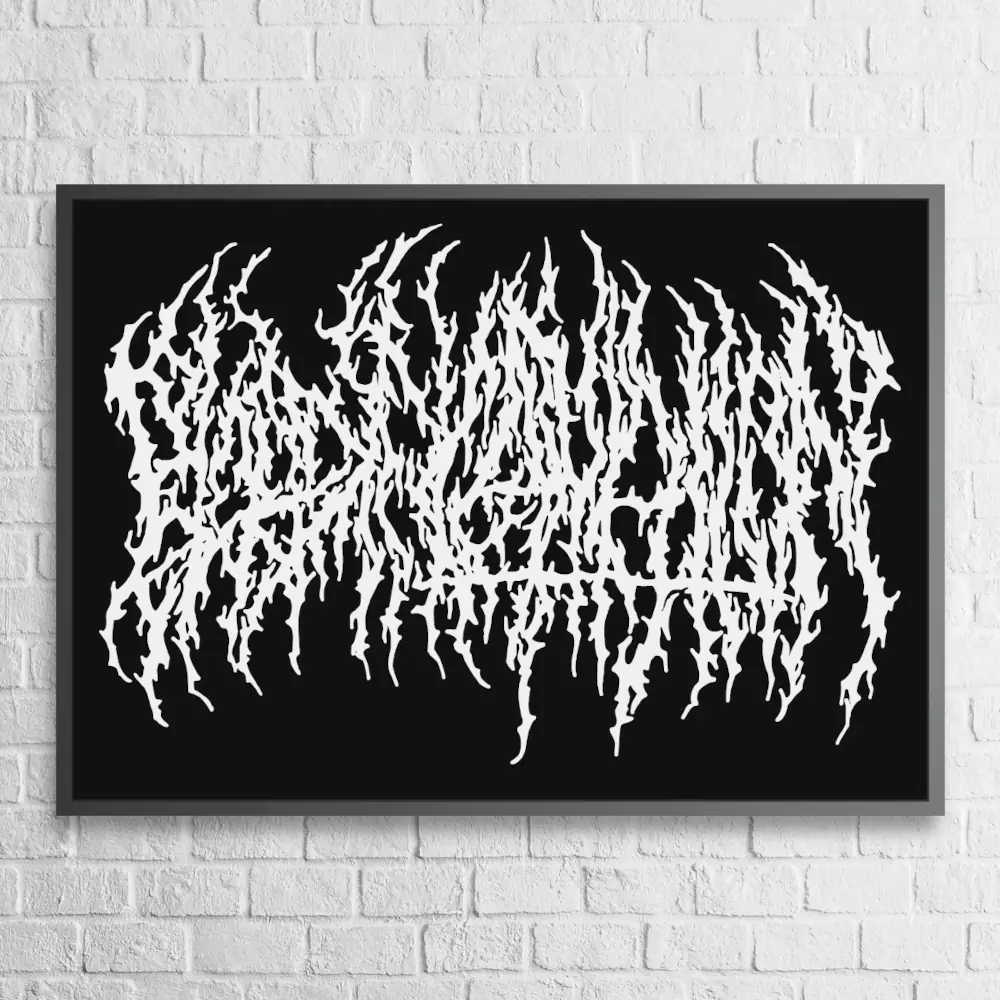 Blood Incantation Poster Blood Incantation Logo Wall Poster