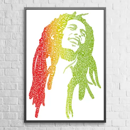 Bob Marley Poster Bob Marley Artwork Wall Poster