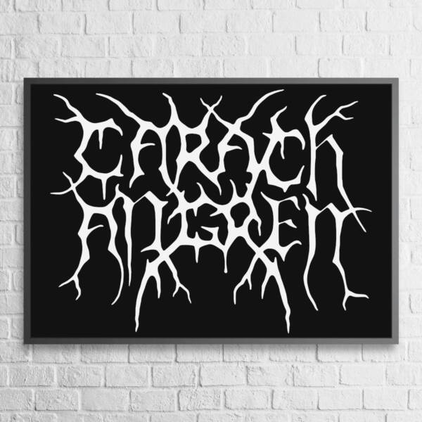 Carach Angren Poster, Carach Angren Logo Wall Poster