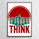 Chess Poster Think Chess Wall Poster