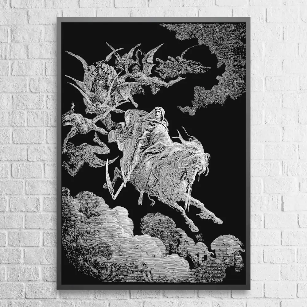 Death On The Pale Horse Wall Poster