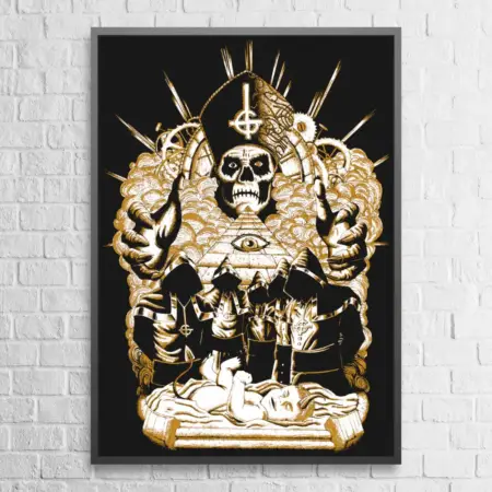 Ghost Poster Ghost Artwork Wall Poster