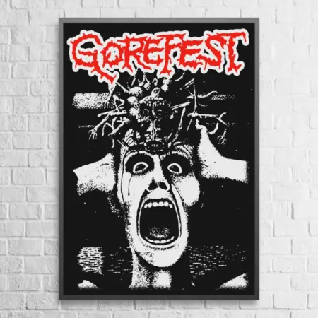 Gorefest Poster Gorefest Artwork Wall Poster