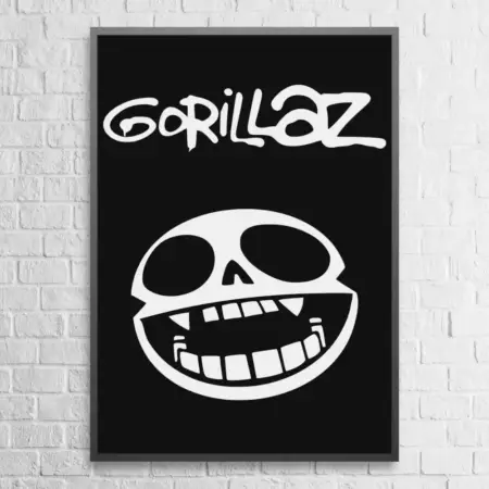 Gorillaz Poster Gorillaz Logo Wall Poster