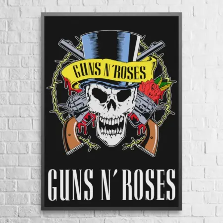 Guns n Roses Poster Guns n Roses Logo Wall Poster