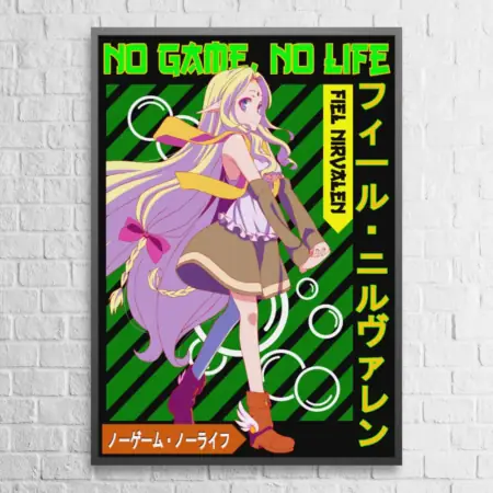 No Game No Life Fiel Nirvalen Wall Poster