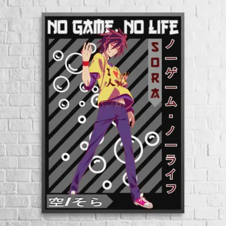 No Game No Life Sora Wall Poster