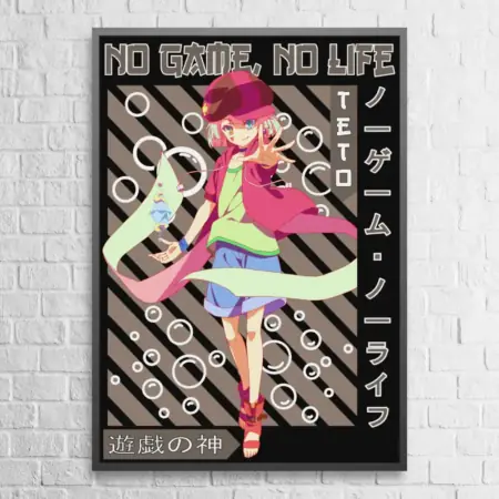 No Game No Life Tet Wall Poster
