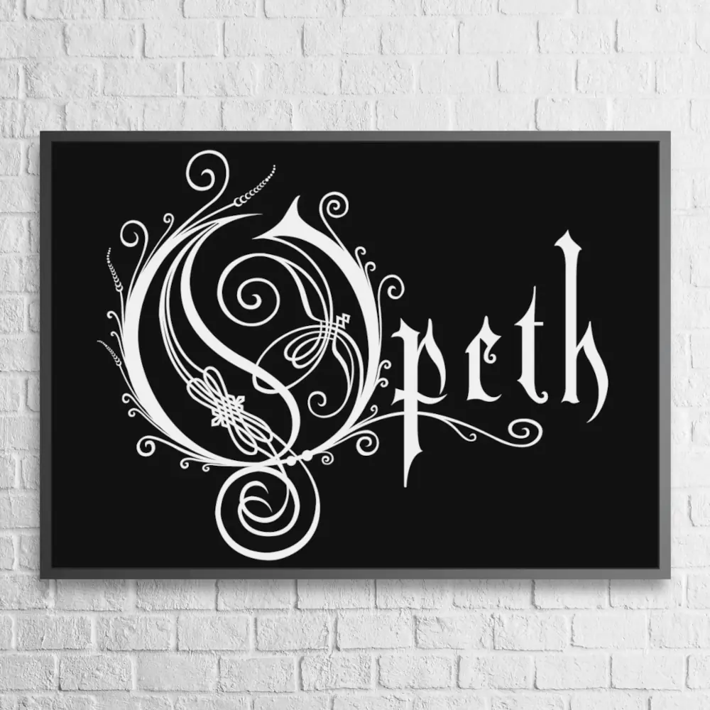 Opeth Poster Opeth Logo Wall Poster