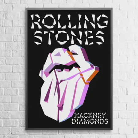 Rolling Stones Poster Hackney Diamonds Wall Poster