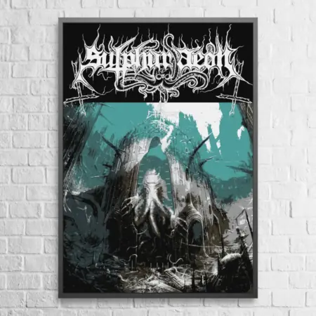 Sulphur Aeon Poster Sulphur Aeon Swallowed By The Oceans Tide Wall Poster
