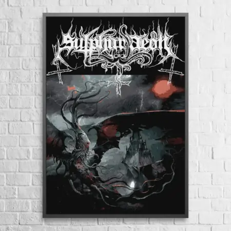 Sulphur Aeon Poster Sulphur Aeon The Scythe of Cosmic Chaos Wall Poster
