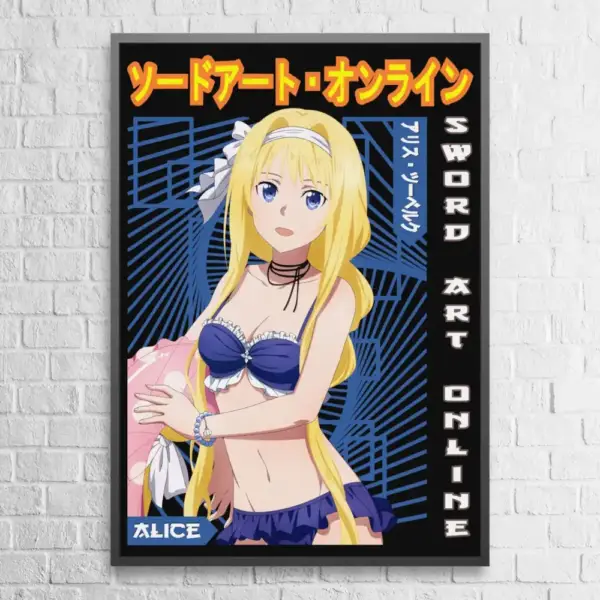 Sword Art Online Alice Zuberg Wall Poster