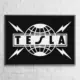 Tesla Poster Tesla Logo Wall Poster