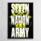 The White Stripes 7 Nation Army Wall Poster