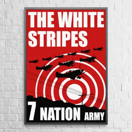 The White Stripes 7 Nation Army Wall Poster
