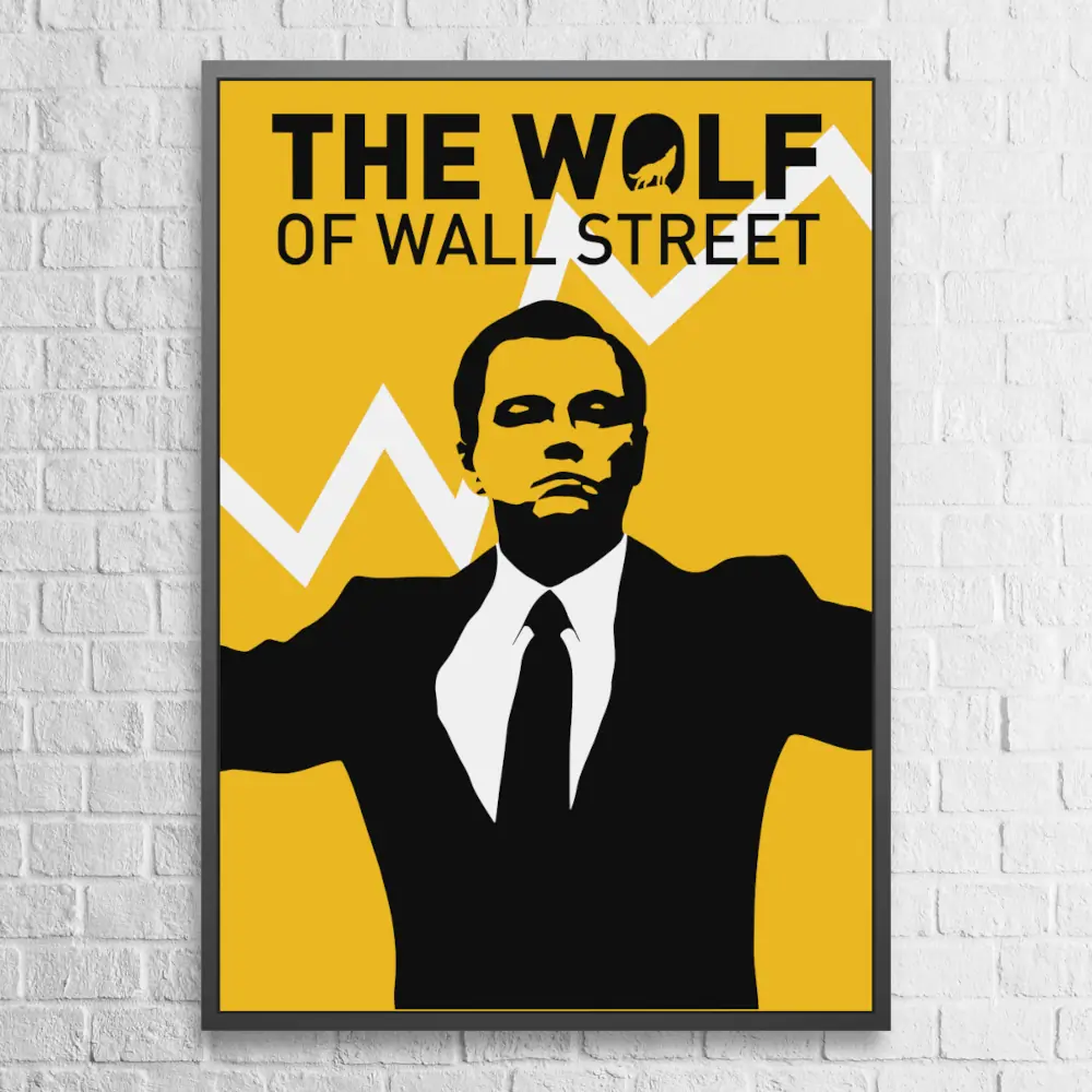 The Wolf of Wall Street Poster Leonardo Dicaprio Wall Poster