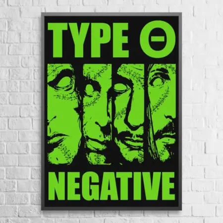 Type O Negative Poster Type O Negative Artwork Wall Poster