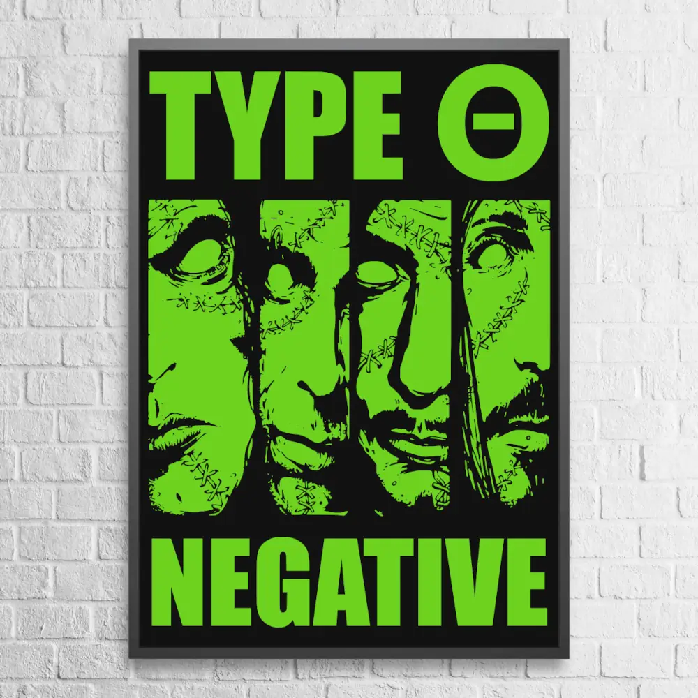 Type O Negative Poster Type O Negative Artwork Wall Poster