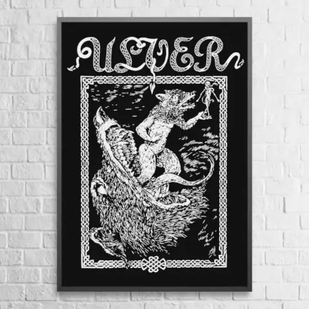Ulver Poster Ulver Wolves Artwork Wall Poster