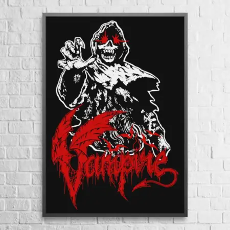Vampire Poster Vampire Artwork Wall Poster