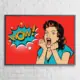WOW Girl Poster WOW Girl Wall Poster