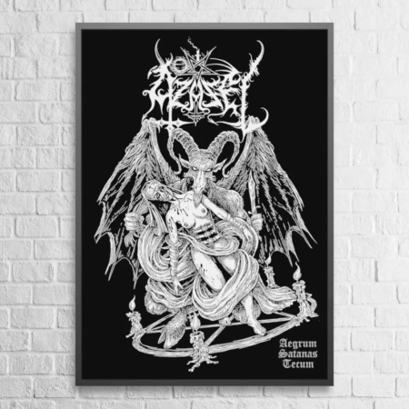 Azazel Finlands Aegrum Satanas Tecum Wall Poster