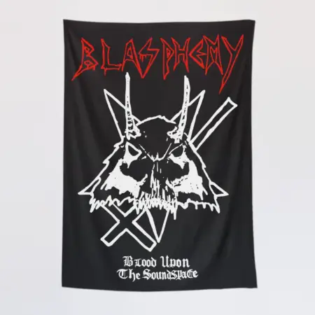 Blasphemy Blood upon the Soundspace Tapestry, Blasphemy Wall Poster
