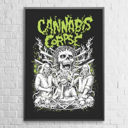 Cannabis Corpse Wall Poster