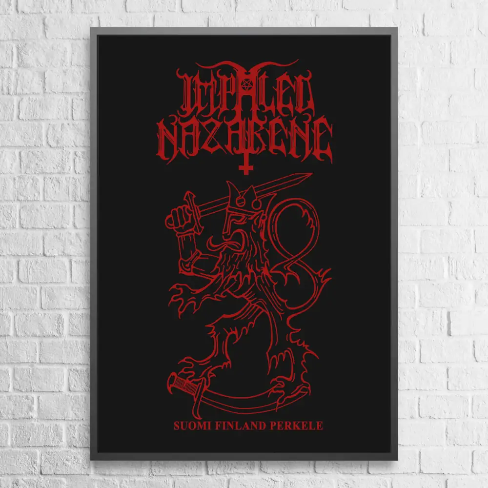 Impaled Nazarene Poster, Impaled Nazarene Suomi Finland Perkele Wall Poster