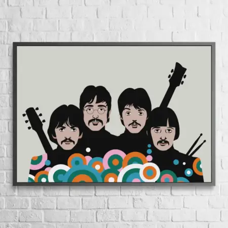 The Fab Four Wall Poster