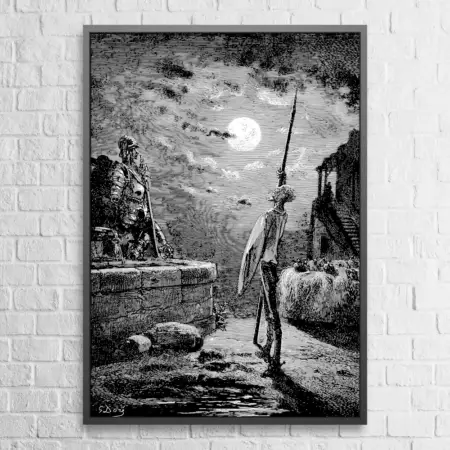 Gustave Doré Poster, Gustave Doré Don Quixote Wall Poster