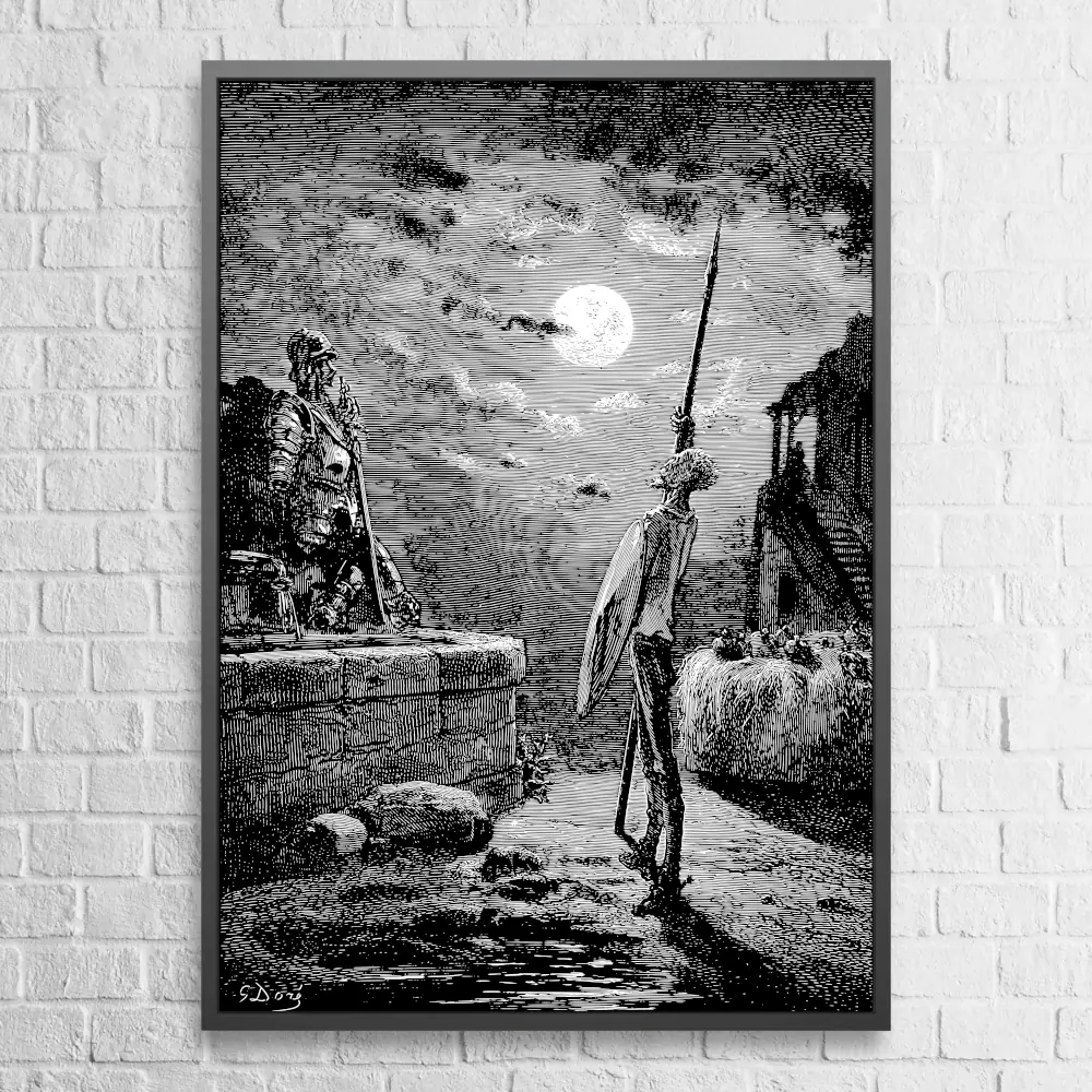 Gustave Doré Poster, Gustave Doré Don Quixote Wall Poster