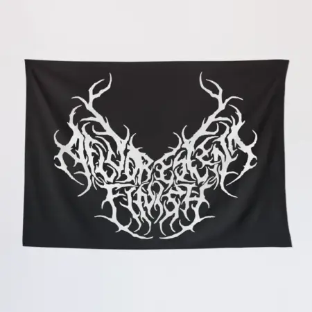 A Fluorescent Finish Wall Tapestry, A Fluorescent Finish Logo Tapestry Wall Poster