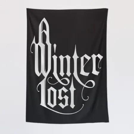 A Winter Lost Wall Tapestry, A Winter Lost Logo Tapestry Wall Poster