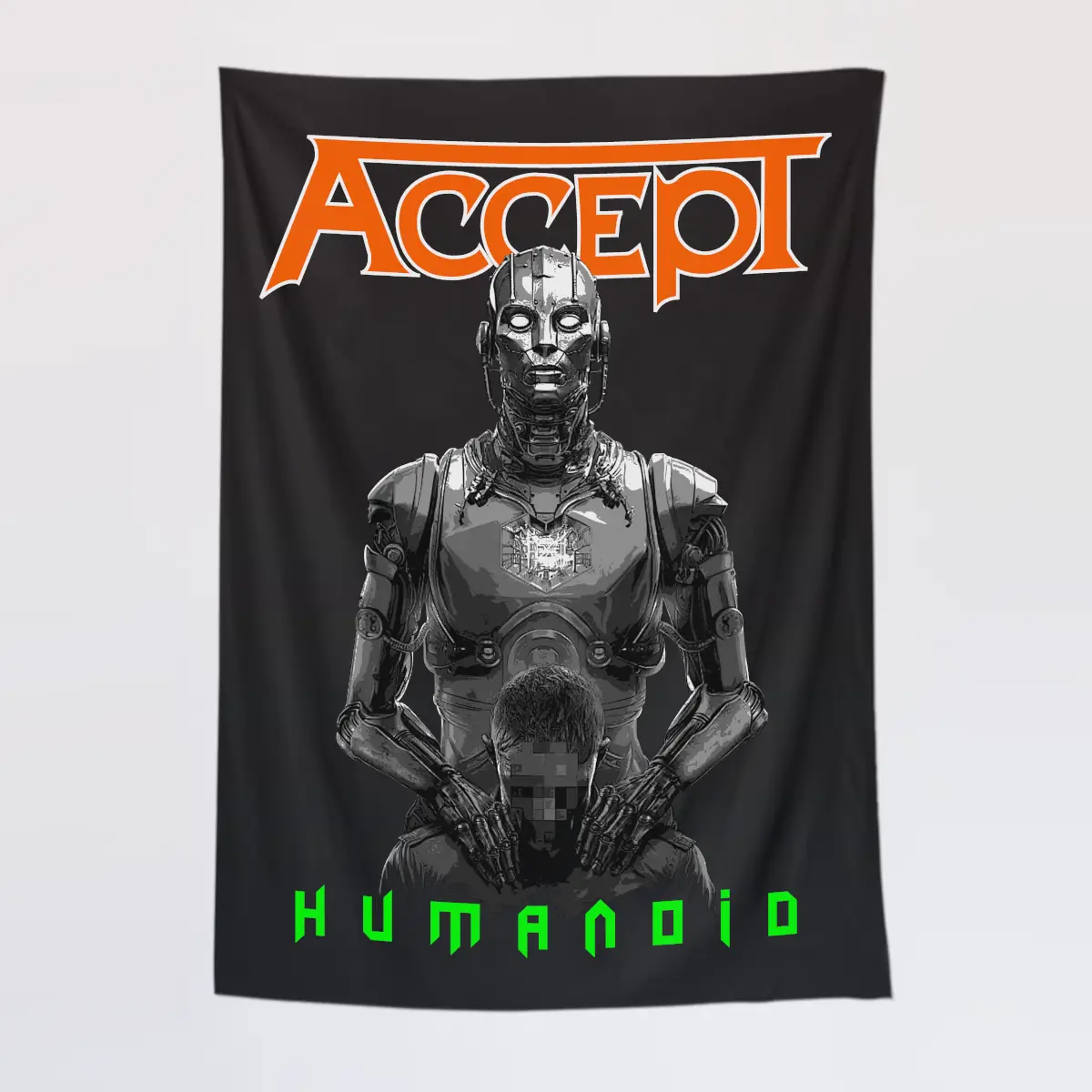 Accept Wall Tapestry, Accept Humanoid Tapestry Wall Poster