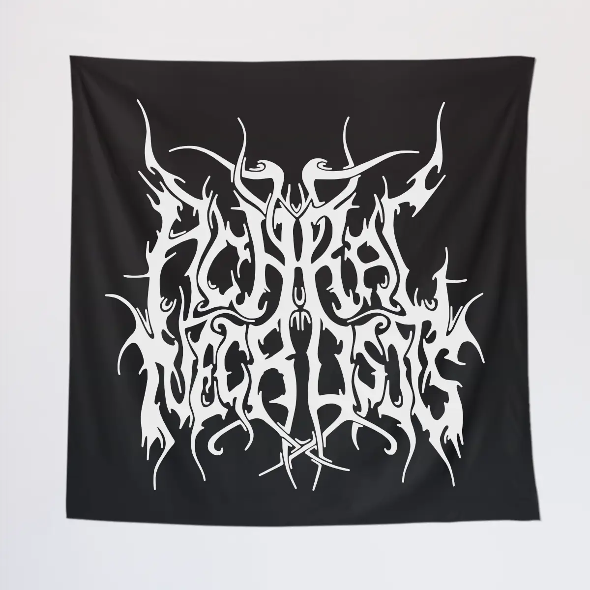 Achral Necrosis Wall Tapestry, Achral Necrosis Logo Tapestry Wall Poster
