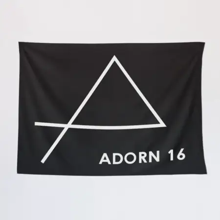 Adorn 16 Wall Tapestry, Adorn 16 Logo Tapestry Wall Poster