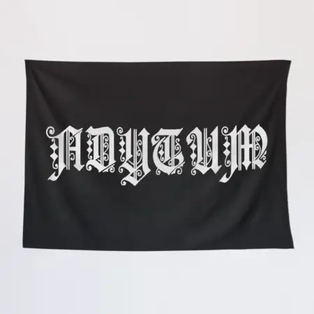 Adytum Wall Tapestry, Adytum Logo Flag Tapestry Wall Poster