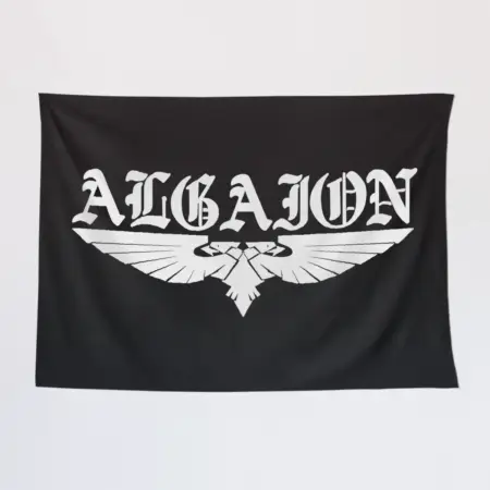 Algaion Wall Tapestry, Algaion Logo Flag Tapestry Wall Poster