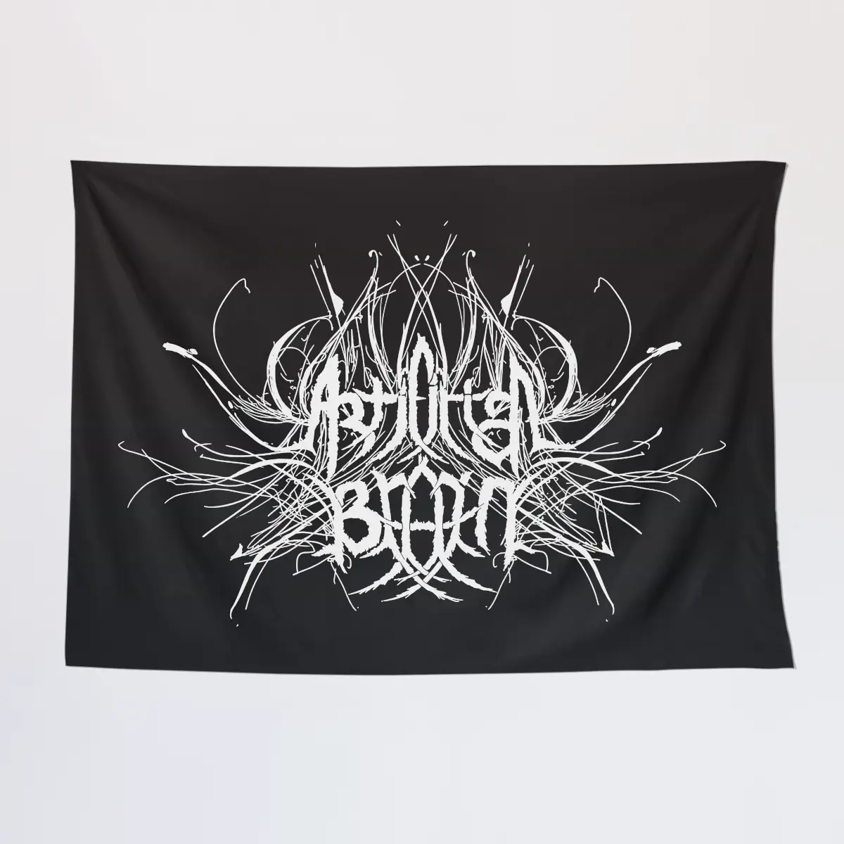 Artificial Brain Tapestry, Artificial Brain Logo Tapestry Wall Poster